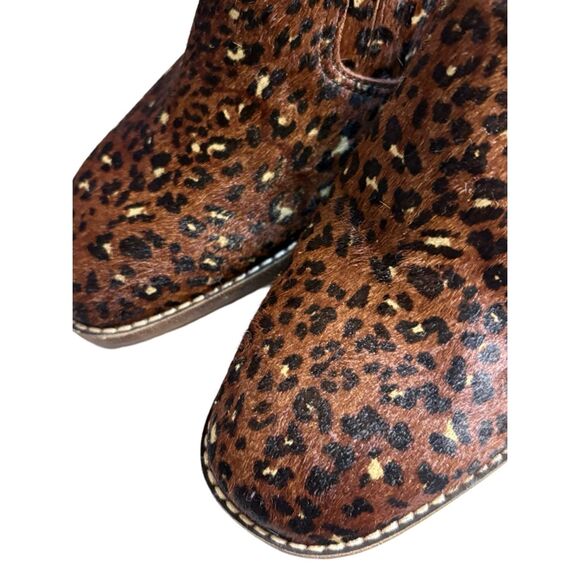 New Madewell The Carey Mule in Painted Leopard Calf Hair Women’s Slip On Shoes - Picture 7 of 14